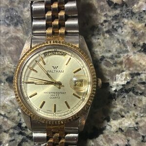 Waltham Two-Tone Men's Quartz Watch